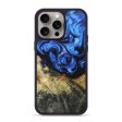 iPhone 15 Pro Max Wood+Resin Phone Case - Oscar (Blue, 662696) Cheap