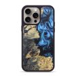 iPhone 15 Pro Max Wood+Resin Phone Case - Hannah (Blue, 662196) Discount