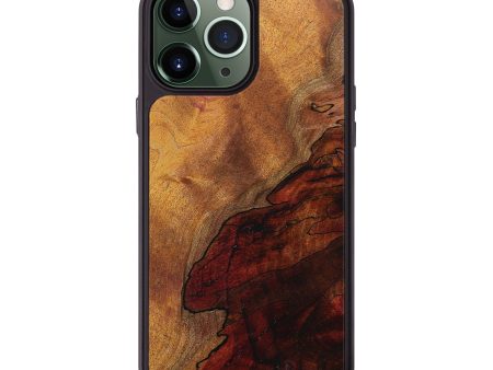 iPhone 13 Pro Max Wood+Resin Phone Case - Blake (Wood Burl, 661787) For Discount