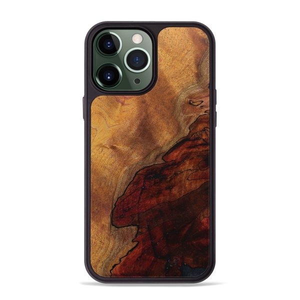 iPhone 13 Pro Max Wood+Resin Phone Case - Blake (Wood Burl, 661787) For Discount