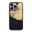 iPhone 15 Pro Max Wood+Resin Phone Case - Ellen (Pure Black, 661793) Online now