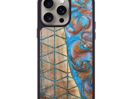 iPhone 15 Pro Max Wood+Resin Phone Case - Brandon (Pattern, 665261) Online