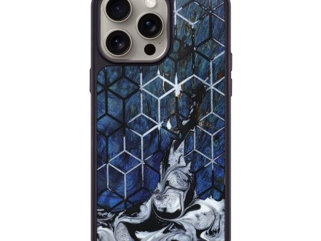 iPhone 15 Pro Max Wood+Resin Phone Case - Landen (Pattern, 661579) Fashion