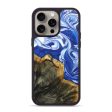 iPhone 15 Pro Max Wood+Resin Phone Case - Etta (Blue, 663644) Online