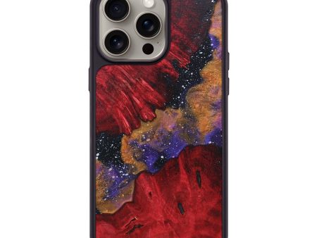 iPhone 15 Pro Max Wood+Resin Phone Case - Edith (Cosmos, 663082) Hot on Sale