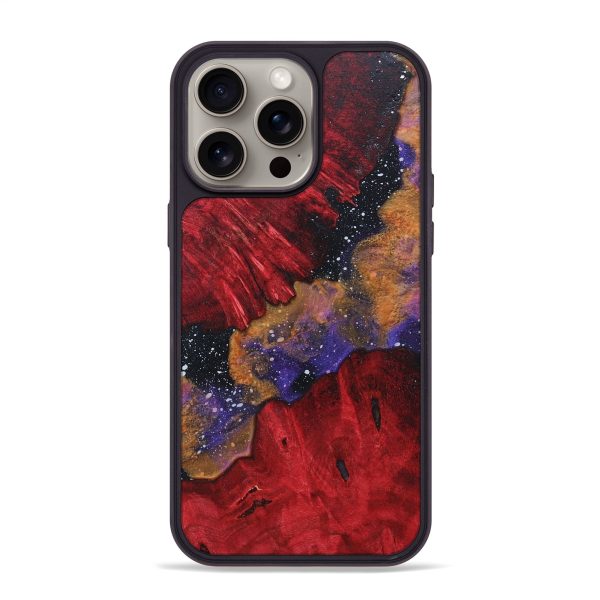 iPhone 15 Pro Max Wood+Resin Phone Case - Edith (Cosmos, 663082) Hot on Sale