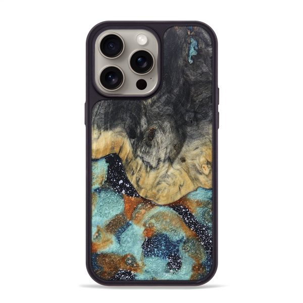 iPhone 15 Pro Max Wood+Resin Phone Case - Kaelyn (Cosmos, 665494) Hot on Sale