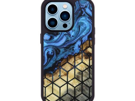 iPhone 14 Pro Wood+Resin Phone Case - Amiyah (Pattern, 662231) Cheap