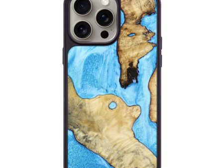 iPhone 15 Pro Max Wood+Resin Phone Case - Corinne (Mosaic, 661722) Online