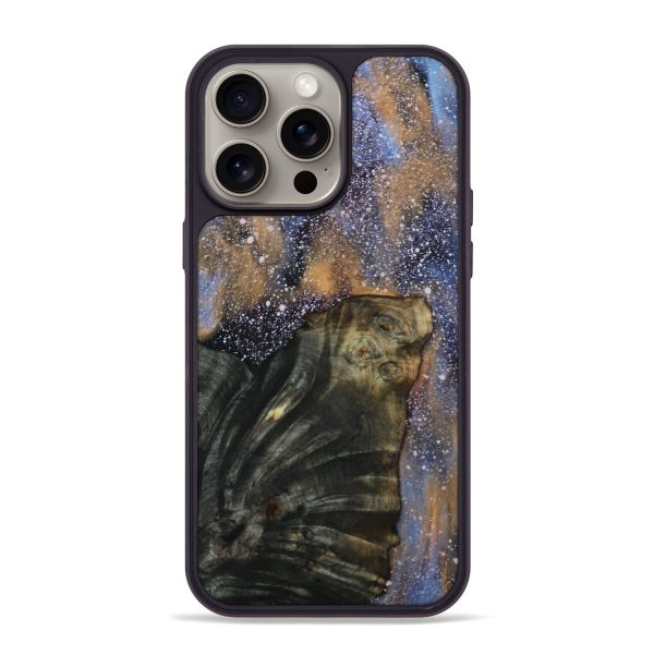 iPhone 15 Pro Max Wood+Resin Phone Case - Kadence (Cosmos, 661624) Discount