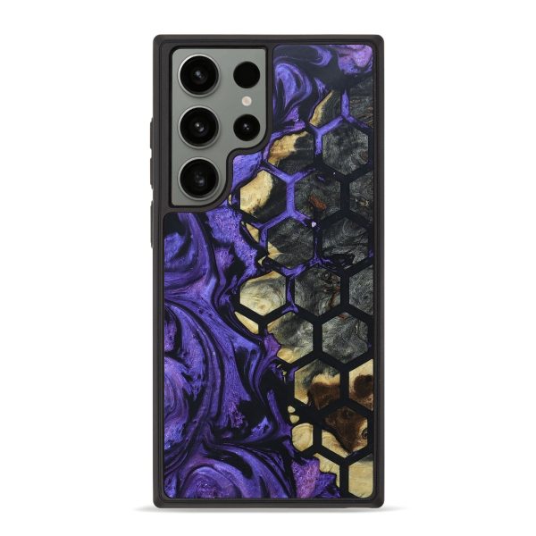 Galaxy S23 Ultra Wood+Resin Phone Case - Kendall (Pattern, 662654) Discount