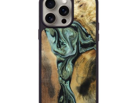 iPhone 15 Pro Max Wood+Resin Phone Case - Norman (Mosaic, 664245) For Discount