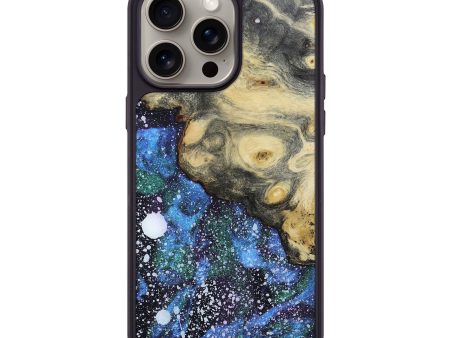 iPhone 15 Pro Max Wood+Resin Phone Case - Lynette (Cosmos, 665004) For Discount