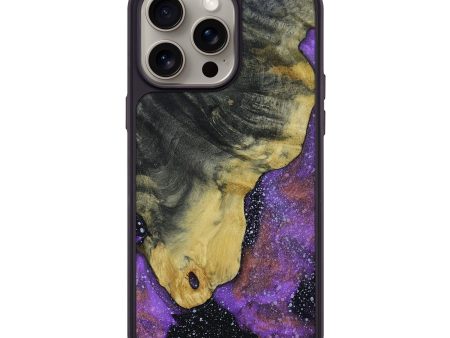 iPhone 15 Pro Max Wood+Resin Phone Case - Lacey (Cosmos, 663980) Cheap