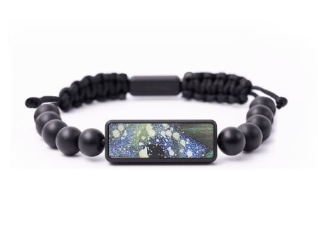 Onyx Bead Wood+Resin Bracelet - Vivienne (Cosmos, 664446) Sale