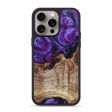 iPhone 15 Pro Max Wood+Resin Phone Case - Colby (Purple, 661318) Fashion