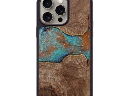 iPhone 15 Pro Max Wood+Resin Phone Case - Cheri (Cosmos, 661224) on Sale