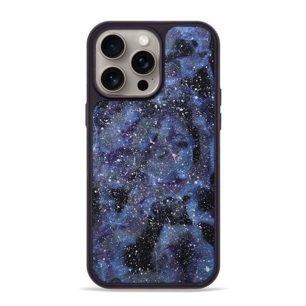 iPhone 15 Pro Max Wood+Resin Phone Case - Dominic (Cosmos, 661237) For Sale