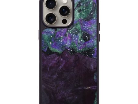 iPhone 15 Pro Max Wood+Resin Phone Case - Delbert (Cosmos, 661272) For Cheap