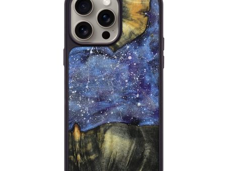 iPhone 15 Pro Max Wood+Resin Phone Case - Deneen (Cosmos, 661267) Fashion