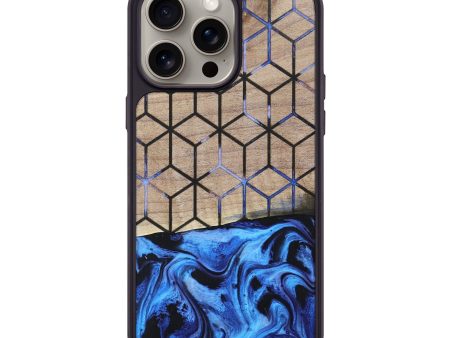 iPhone 15 Pro Max Wood+Resin Phone Case - Jazmine (Pattern, 662900) Online Hot Sale