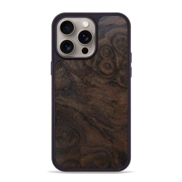 iPhone 15 Pro Max Burl Wood Phone Case - Dora (Wood Burl, 662828) For Sale