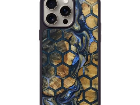 iPhone 15 Pro Max Wood+Resin Phone Case - Barrett (Pattern, 662896) Supply