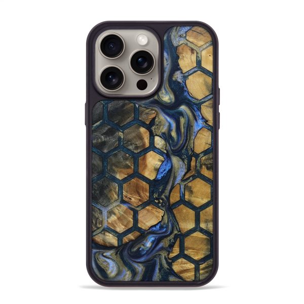 iPhone 15 Pro Max Wood+Resin Phone Case - Barrett (Pattern, 662896) Supply