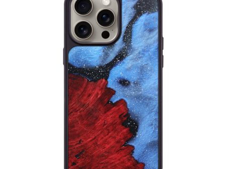 iPhone 15 Pro Max Wood+Resin Phone Case - Krista (Cosmos, 663035) Cheap