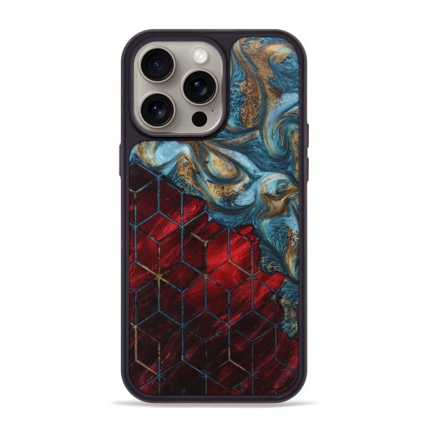 iPhone 15 Pro Max Wood+Resin Phone Case - Sheryl (Pattern, 661310) For Discount