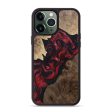 iPhone 13 Pro Max Wood+Resin Phone Case - Nina (Red, 662825) Fashion