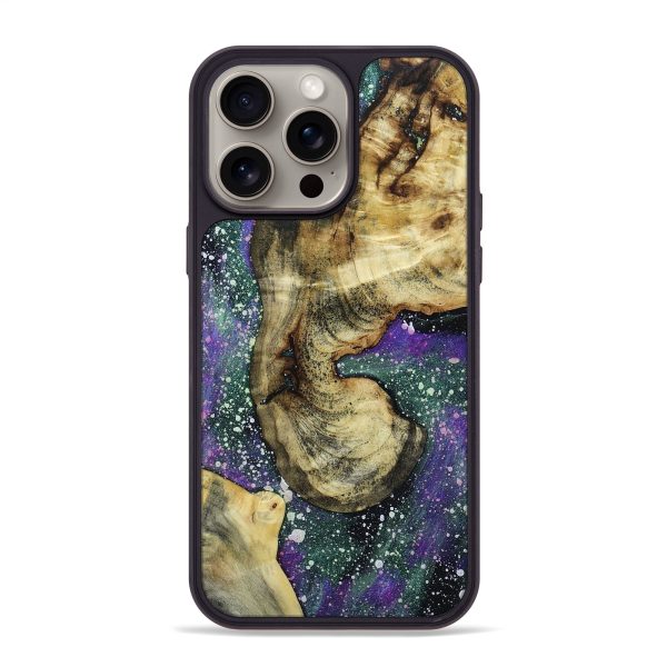 iPhone 15 Pro Max Wood+Resin Phone Case - Sophie (Cosmos, 661226) Online Sale