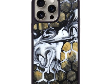 iPhone 15 Pro Max Wood+Resin Phone Case - Presley (Pattern, 660947) Fashion