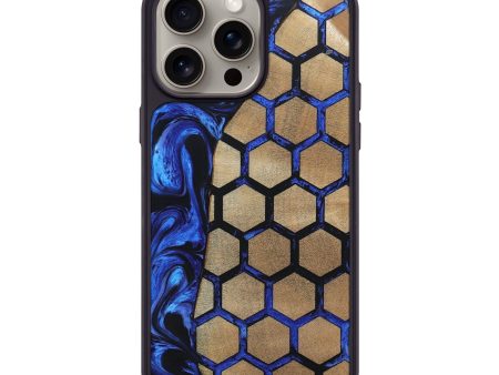 iPhone 15 Pro Max Wood+Resin Phone Case - Presley (Pattern, 661409) Supply