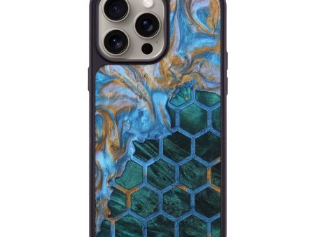 iPhone 15 Pro Max Wood+Resin Phone Case - Brielle (Pattern, 661273) Sale