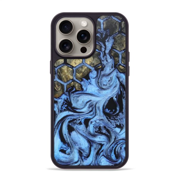 iPhone 15 Pro Max Wood+Resin Phone Case - Genesis (Pattern, 661415) Supply