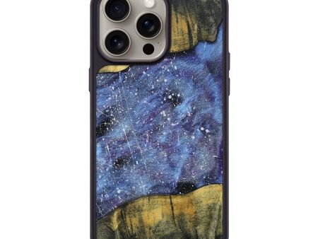 iPhone 15 Pro Max Wood+Resin Phone Case - Sheena (Cosmos, 661253) Online Hot Sale