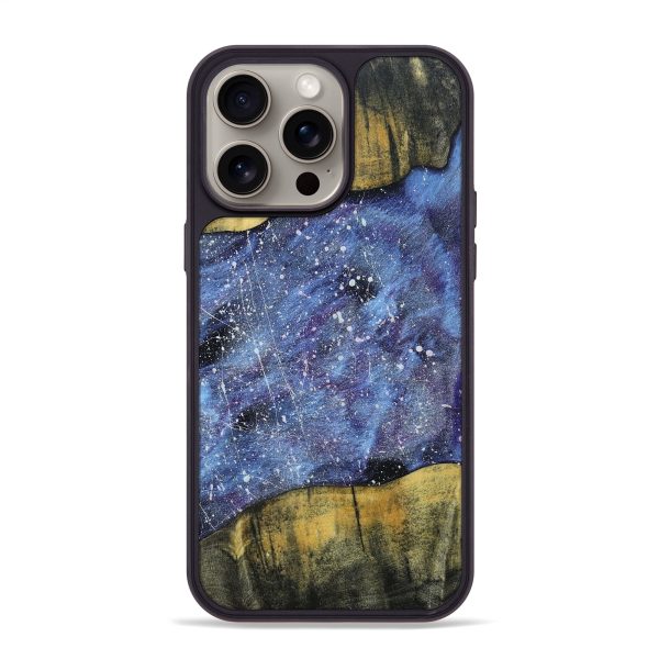 iPhone 15 Pro Max Wood+Resin Phone Case - Sheena (Cosmos, 661253) Online Hot Sale