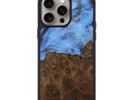 iPhone 15 Pro Max Wood+Resin Phone Case - Luca (Cosmos, 662813) Cheap