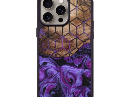 iPhone 15 Pro Max Wood+Resin Phone Case - Axel (Pattern, 661283) Discount