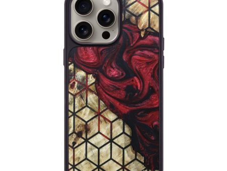 iPhone 15 Pro Max Wood+Resin Phone Case - Wesley (Pattern, 662959) For Cheap