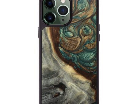 iPhone 13 Pro Max Wood+Resin Phone Case - Alton (Green, 661507) Cheap